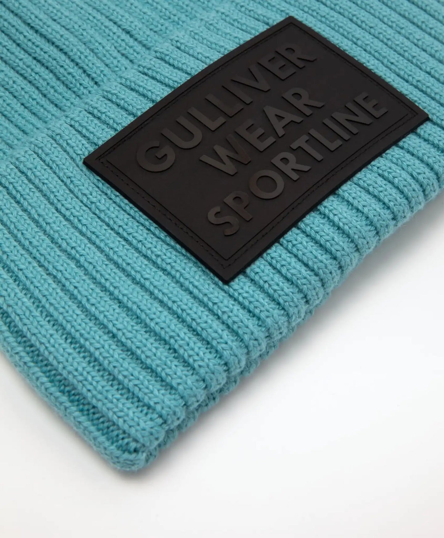 Căciulă tricotată turcoaz cu tiv, Gulliver