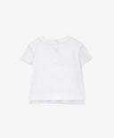 Tricou cu imprimeu colorat, alb, Gulliver