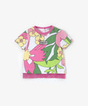 Флорална тениска за МОМИЧЕ основен изглед