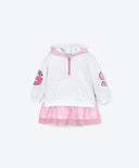 Тънка рокля бяла за МОМИЧЕ основен изглед