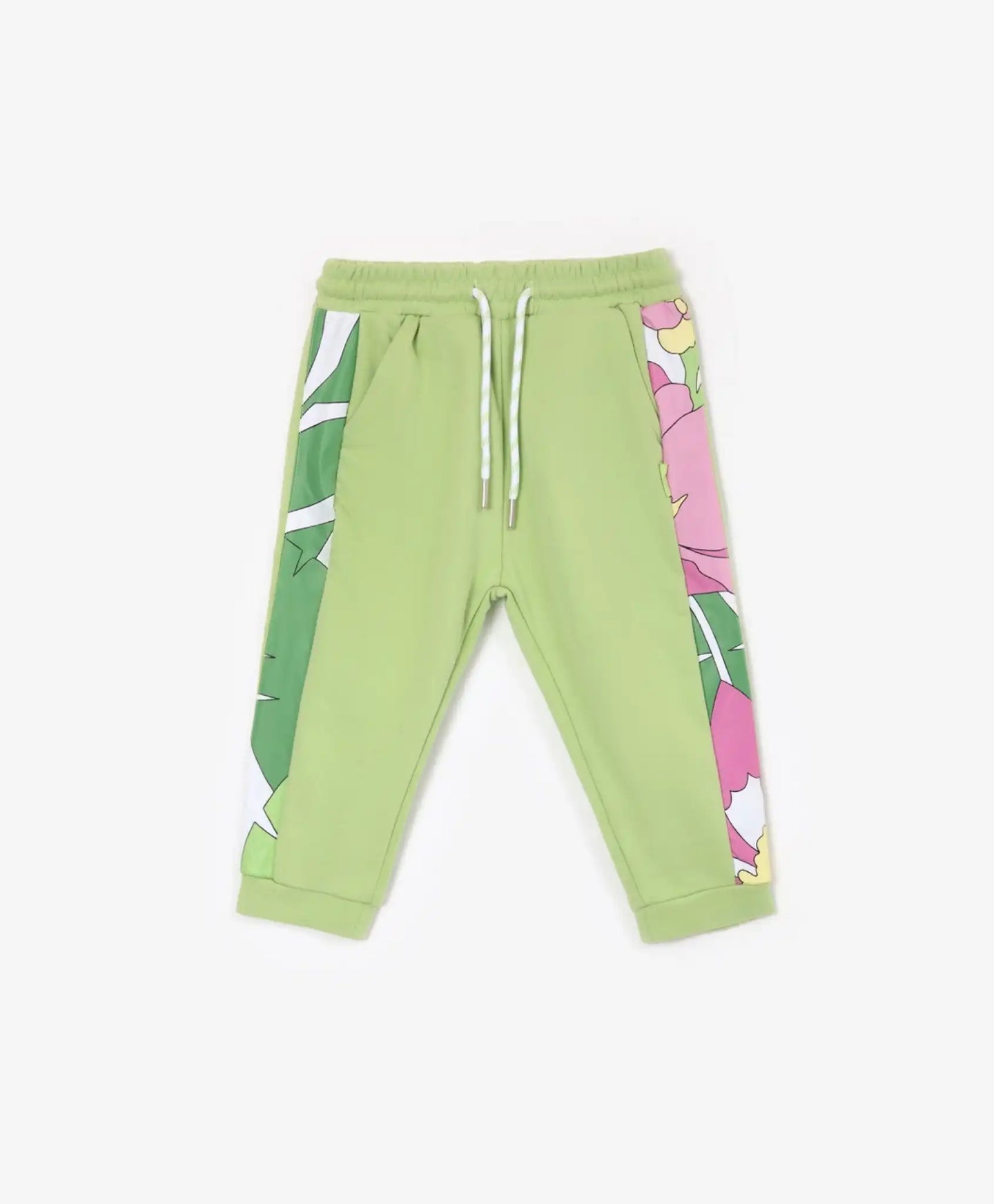 Pantaloni din footer colorați – verde deschis, Gulliver