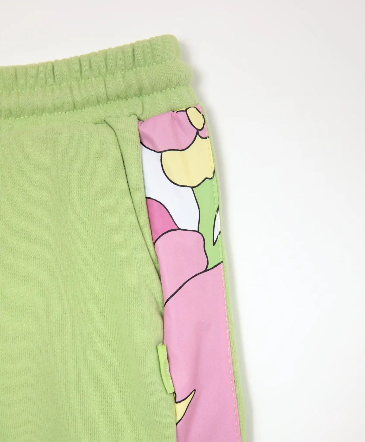 Pantaloni din footer colorați – verde deschis, Gulliver