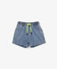 Pantaloni scurți subțiri din denim cu talie elastică – albaștri, Gulliver