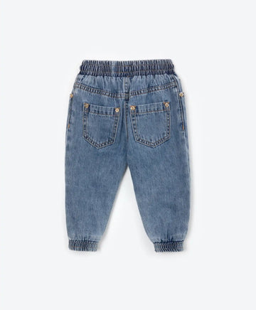 Blugi cu curea și manșete – albaștri, Gulliver