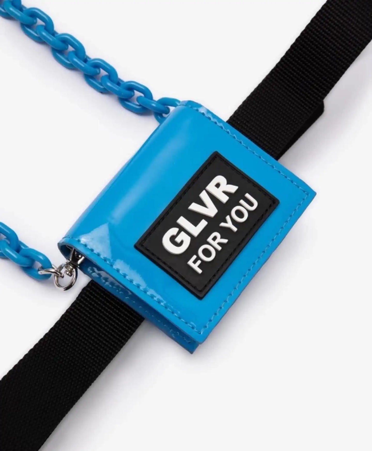 Geantă mini albastră lacuită pentru fete Gulliver