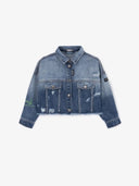 Дънково яке за МОМИЧЕ основен изглед