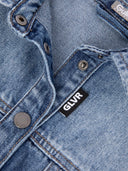 Jachetă din denim cu franjuri la tiv, Gulliver