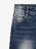 Blugi cu decolorări, uzură, deteriorări și imitație de cusături rupte, Gulliver