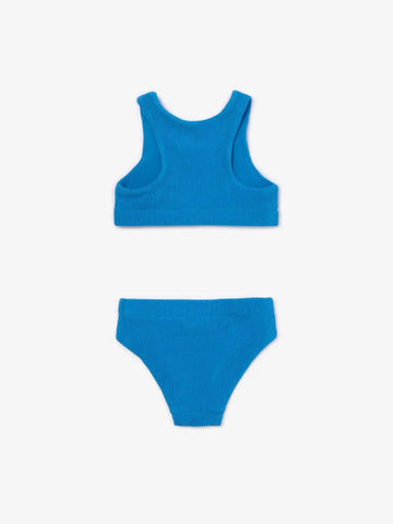 Costum de baie separat albastru pentru fetiță, Gulliver