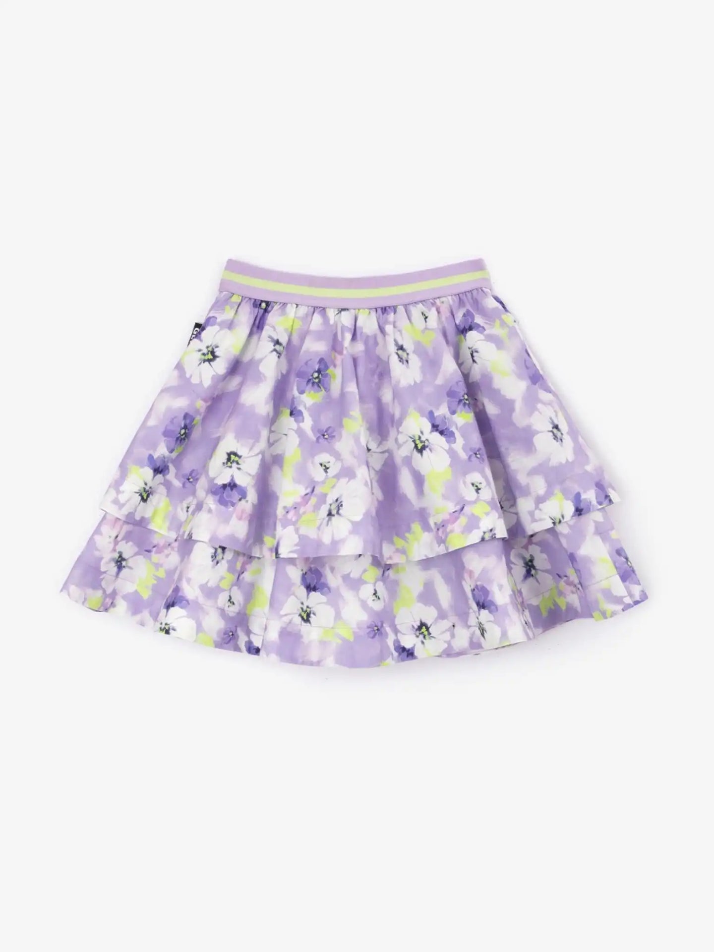 Fustă din poplin, cu imprimeu colorat, Gulliver