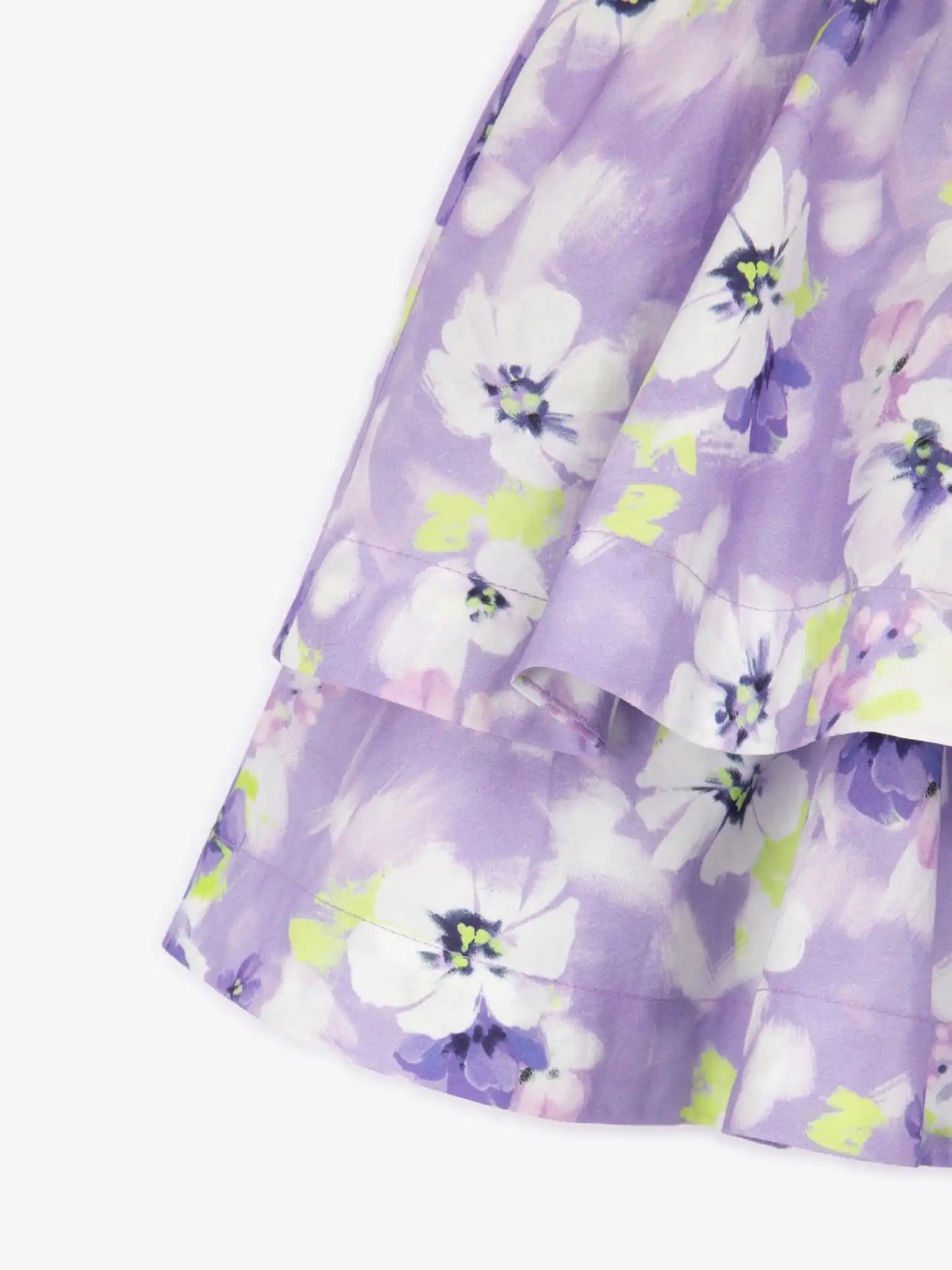 Fustă din poplin, cu imprimeu colorat, Gulliver