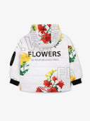 Jachetă cu siluetă oversize și imprimeu floral mare de la Gulliver