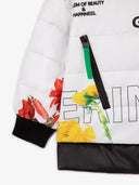 Jachetă cu siluetă oversize și imprimeu floral mare de la Gulliver