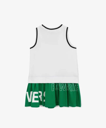 Sărafan alb din tricot pentru fete Gulliver