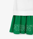 Sărafan alb din tricot pentru fete Gulliver