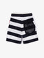 Pantaloni scurți tricot cu dungi și buzunar din plasă, Gulliver