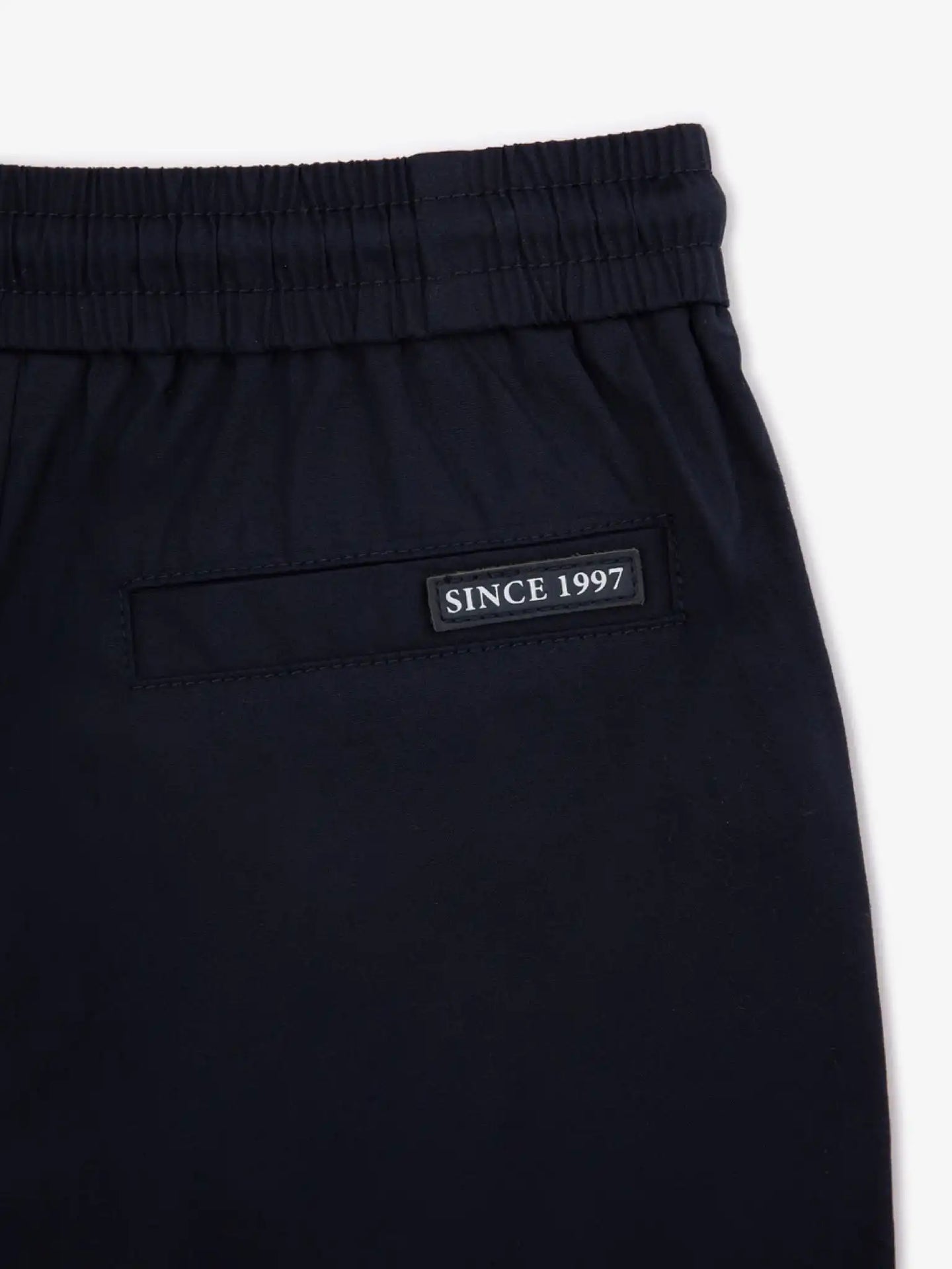 Pantaloni scurți cu tiv răsucit, albaștri, pentru băiat, Gulliver