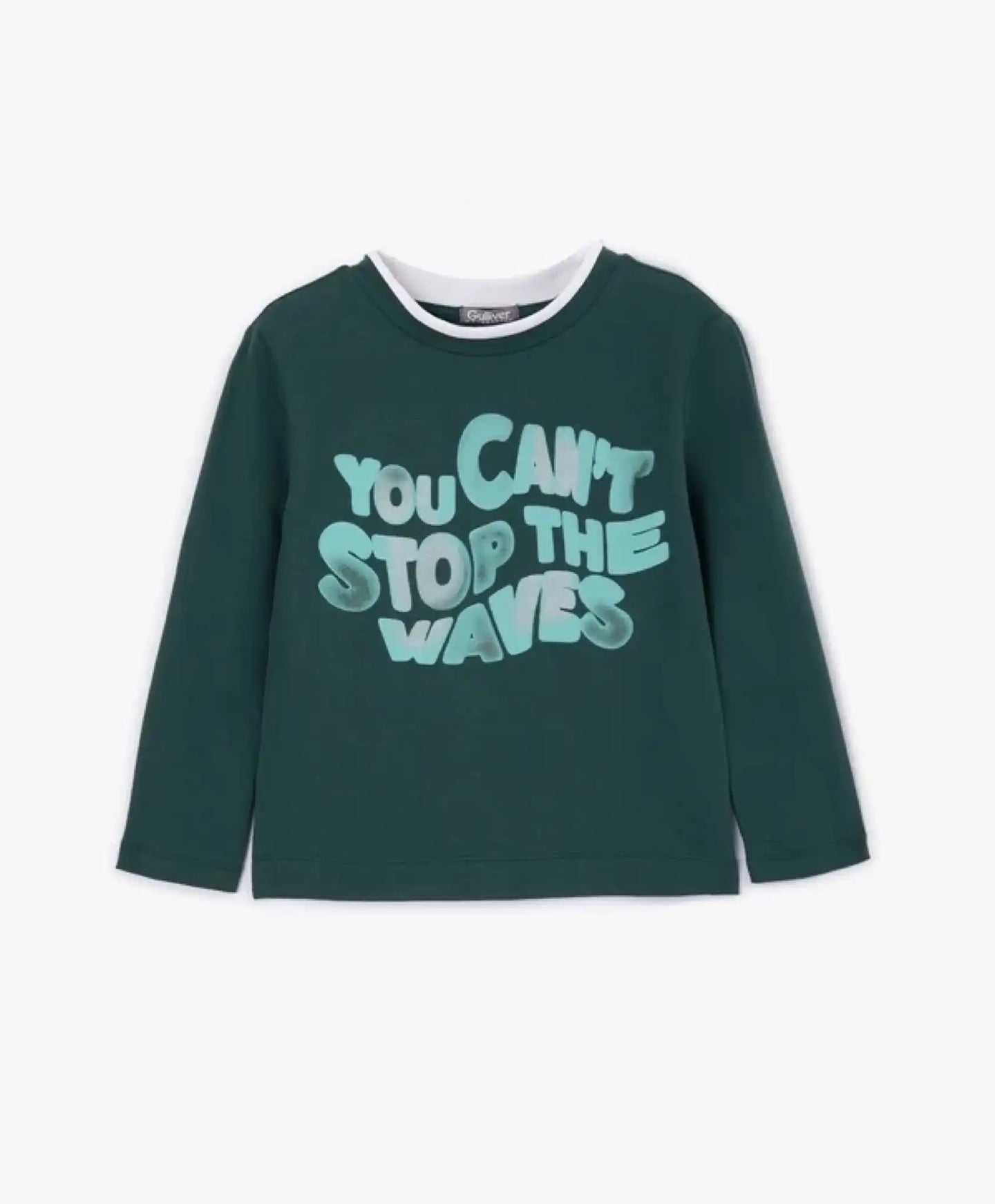 Longsleeve gri pentru băiat, Gulliver