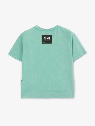 Tricou verde laconic cu colorare modernă pentru băiat, Gulliver