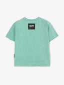 Tricou verde laconic cu colorare modernă pentru băiat, Gulliver