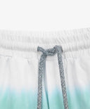 Pantaloni scurți tricot alb cu efect tie-dye, pentru băiat, Gulliver