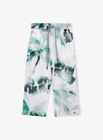 Pantaloni textili subțiri cu imprimeu, Gulliver