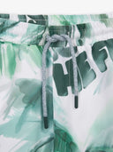 Pantaloni scurți de baie cu imprimeu acuarelă, Gulliver