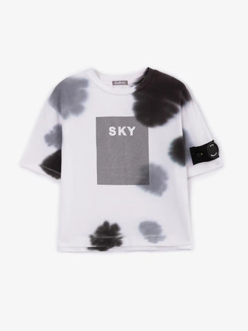 Tricou cu vopsire tie-dye, Gulliver