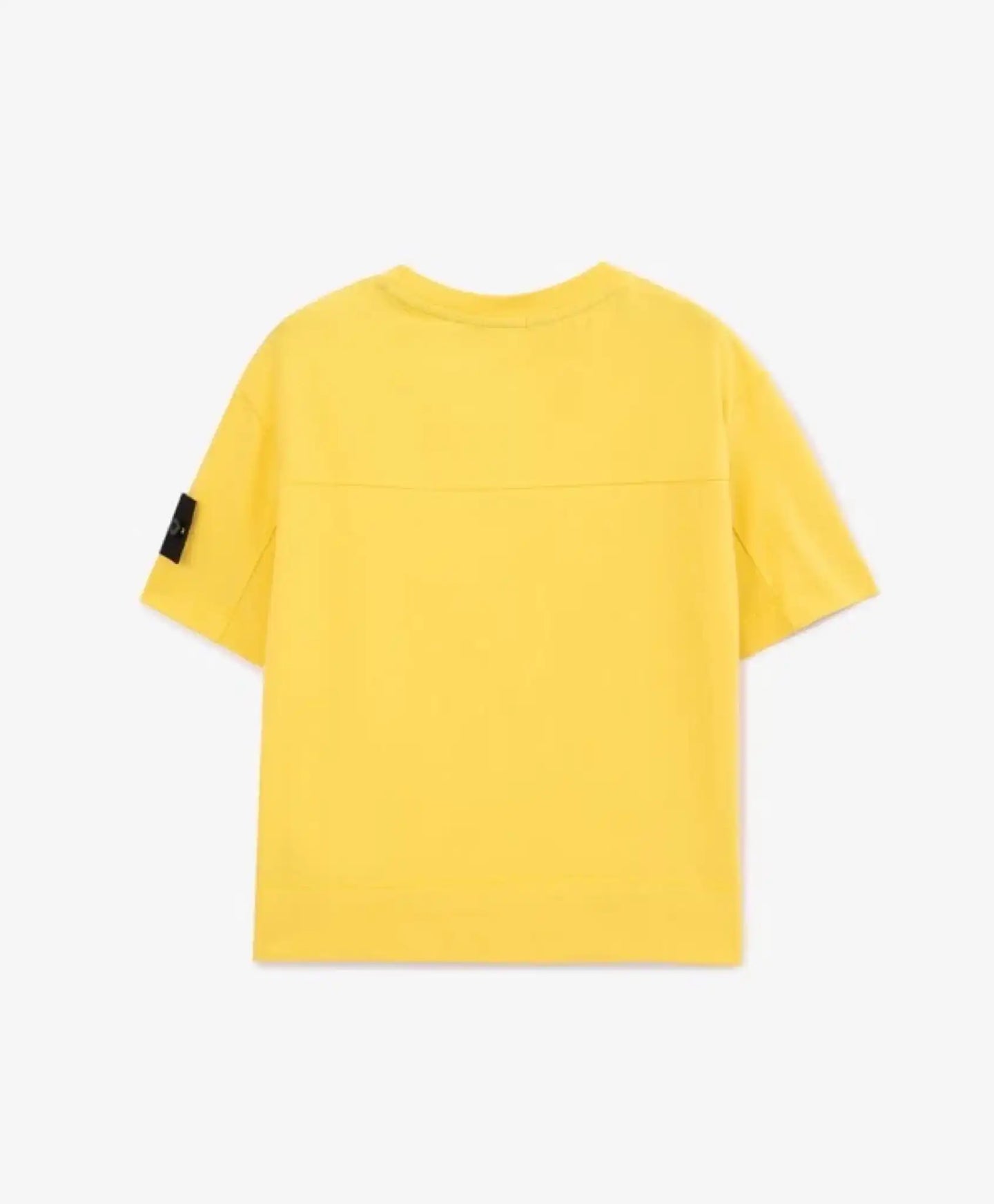 Tricou galben cu decor laconic pentru băiat, Gulliver