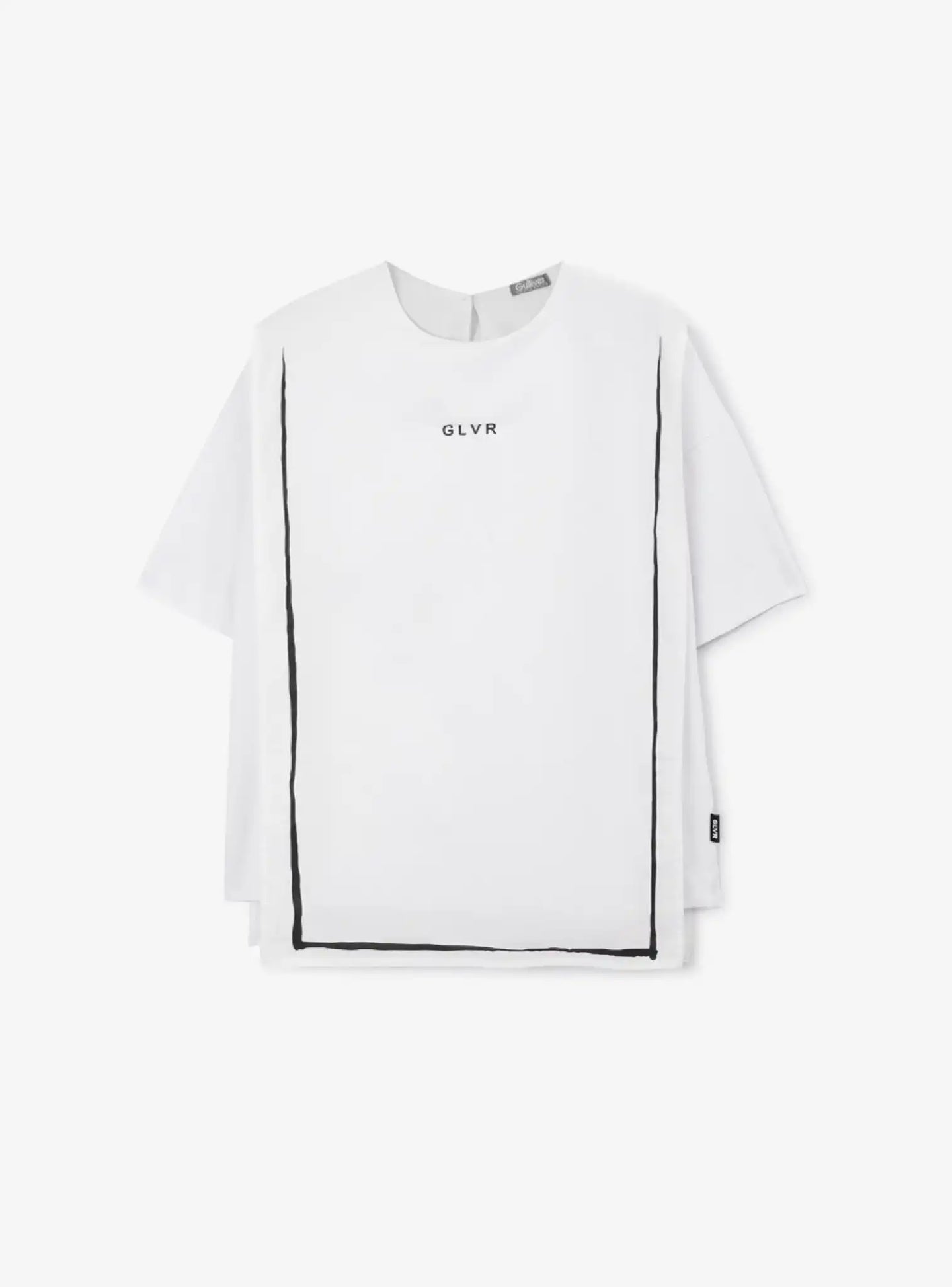 Tricou cu detalii plutitoare din material textil subțire, Gulliver