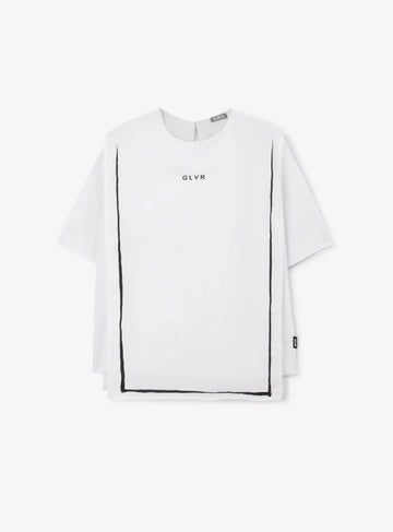 Tricou cu detalii plutitoare din material textil subțire, Gulliver