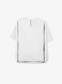 Tricou cu detalii plutitoare din material textil subțire, Gulliver