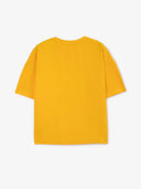 Tricou oversize cu model, galben, pentru fată, Gulliver
