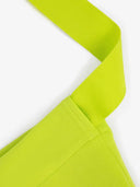 Hanorac scurt oversized cu culoare verde-lămâie pentru fete de la Gulliver