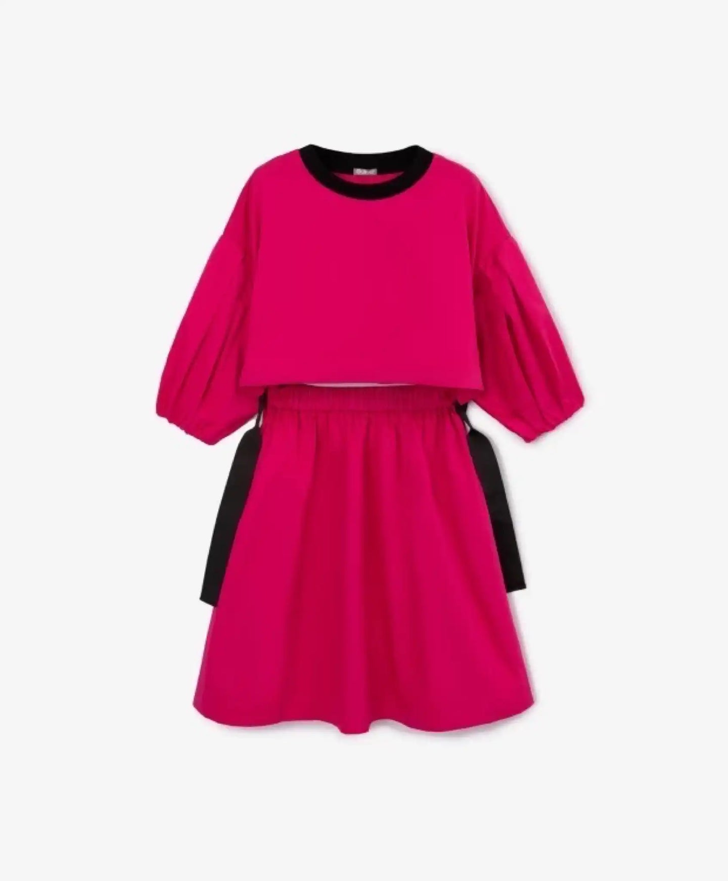 Rochie din poplin care creează efectul unui set de la Gulliver