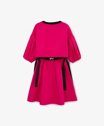 Rochie din poplin care creează efectul unui set de la Gulliver