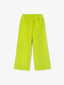 Pantaloni tricot palazzo, în nuanță verde salată, pentru fată, Gulliver