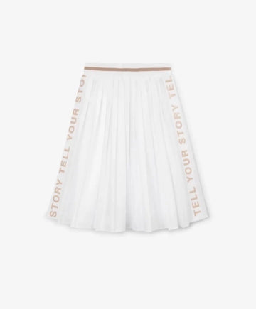 Fustă plisată, cu talie elastică tricotată, Gulliver