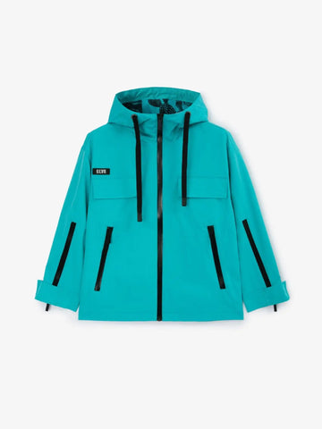 Coupe-vent cu fermoare turnate pe închidere centrală, buzunare și mâneci, Gulliver