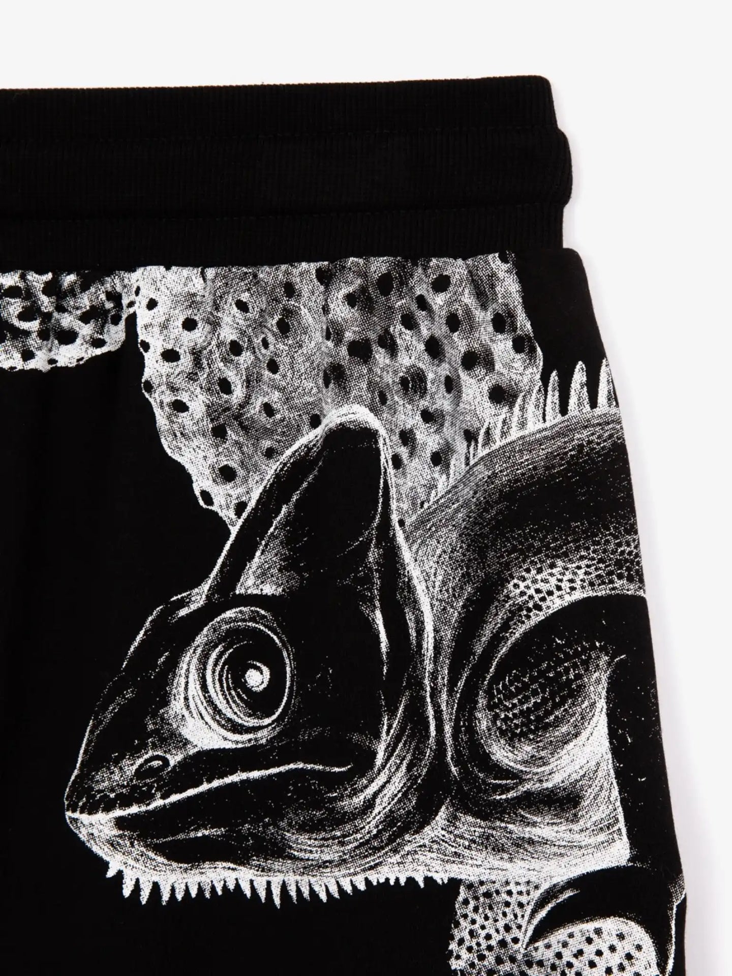 Pantaloni scurți tricot subțiri, negri, pentru băiat, Gulliver