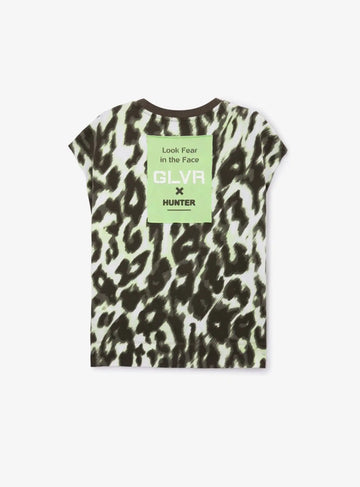 Tricou cu imprimeu stilizat animal print, Gulliver