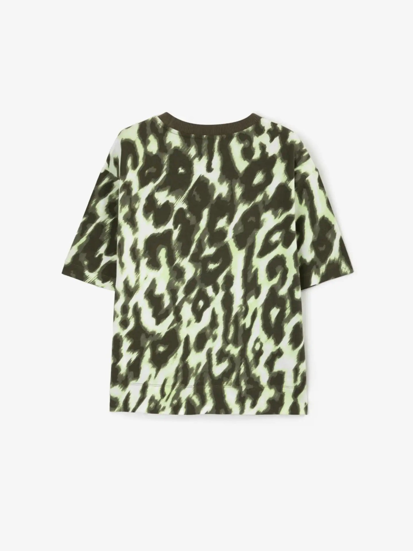 Tricou oversize cu imprimeu stilizat animalier, Gulliver