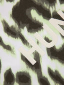 Tricou oversize cu imprimeu stilizat animalier, Gulliver