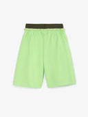 Pantaloni scurți tricot din pique, cu efect de stratificare, Gulliver