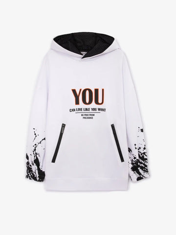 Hanorac lung cu decorație contrastantă de la Gulliver