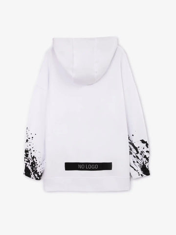 Hanorac lung cu decorație contrastantă de la Gulliver