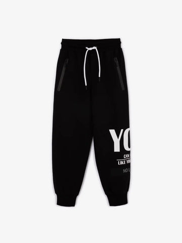 Pantaloni jogger tricot cu decorațiuni contrastante, Gulliver