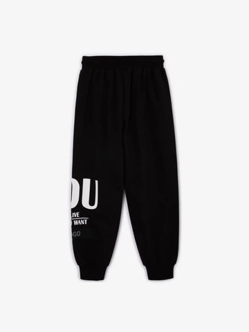 Pantaloni jogger tricot cu decorațiuni contrastante, Gulliver