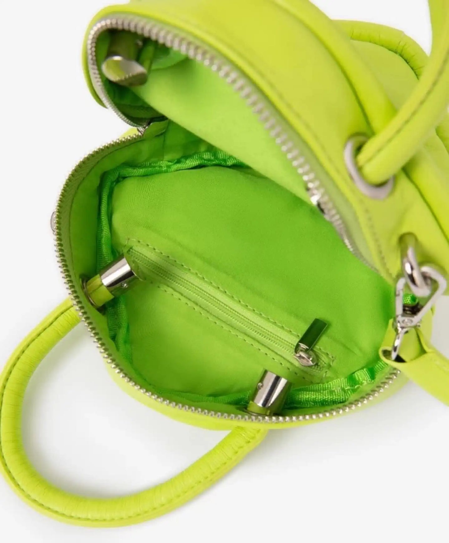 Geantă moale în formă de romb de culoare salată pentru fete Gulliver