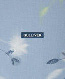 Tricou pentru fată cu imprimeu și decorațiune cu paiete, albastru, Gulliver